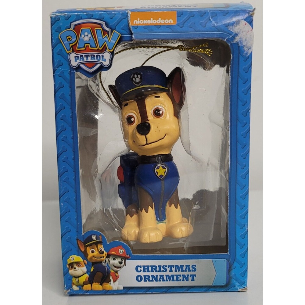 Chase Police Dog Paw Patrol Christmas Holiday Ornament Toy 2018 Kurt Adler